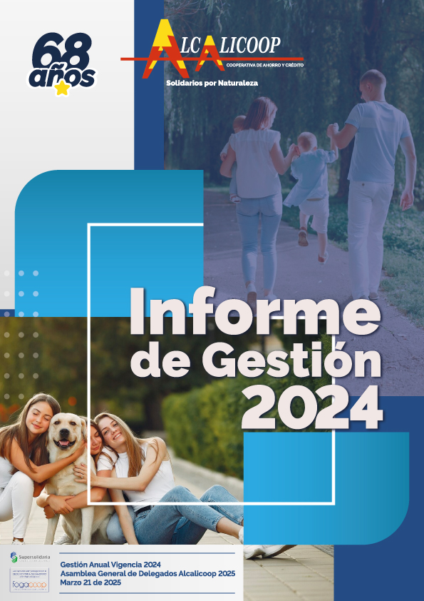 Portada del informe de gestión 2024